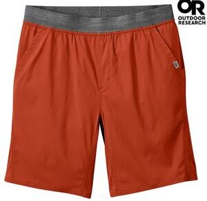 Outdoor Research Zendo 10" Shorts Pockets Elastic Waistband Redrock Small